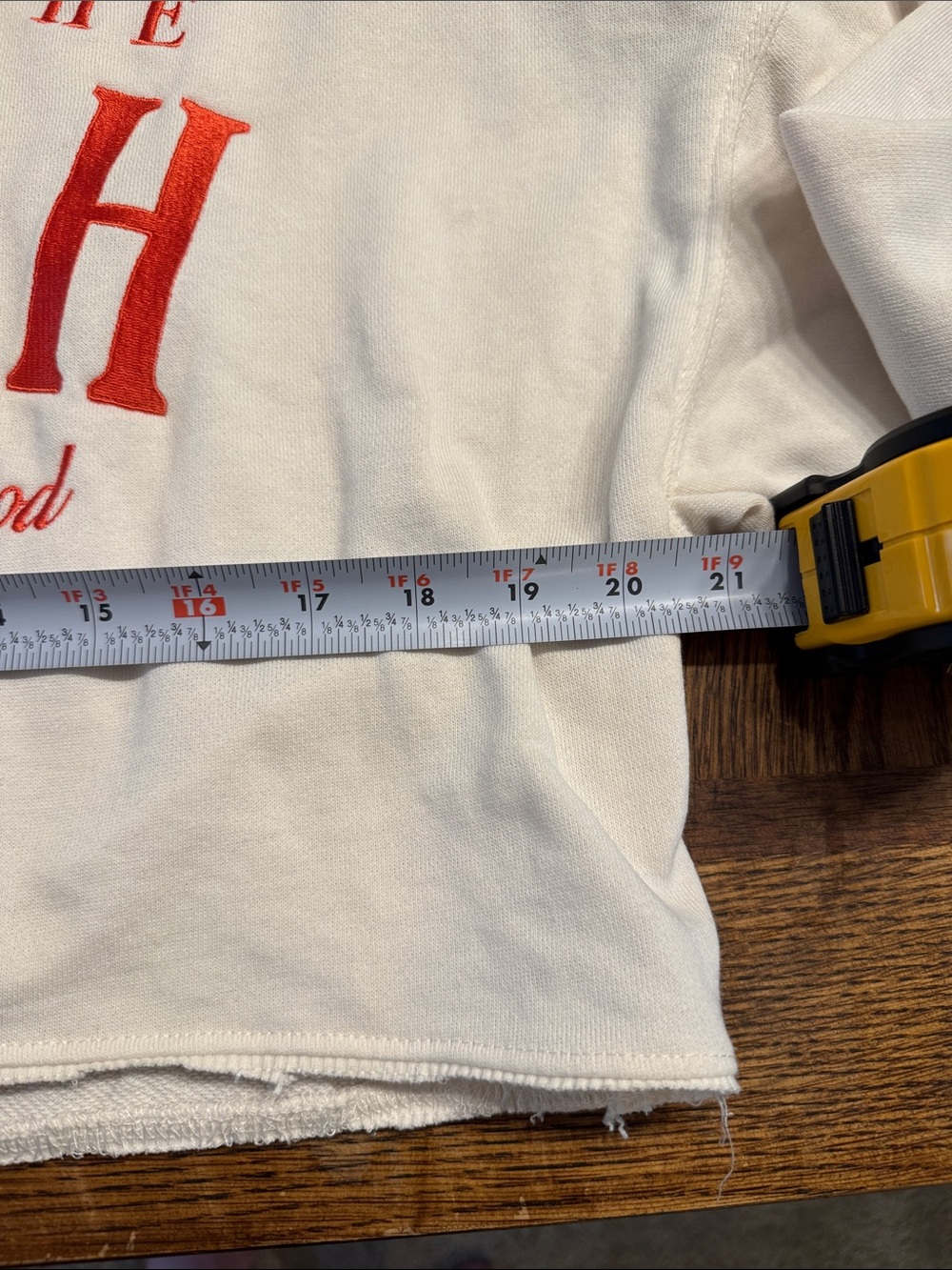 Disney White Winnie the Pooh Sweatshirt with Red Lettering - Picture 5 of 5